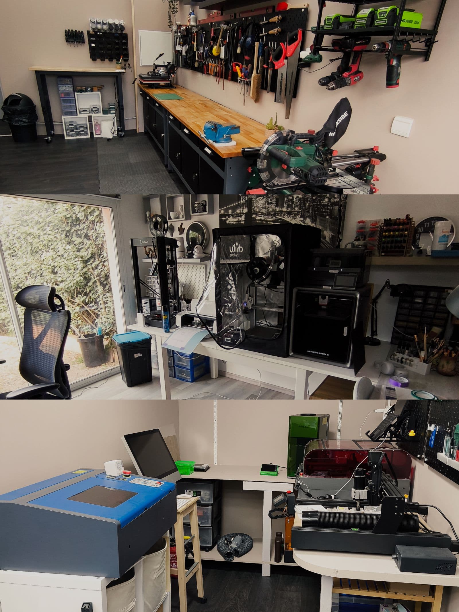 Atelier Crea'X Studio avec machines de fabrication numérique
